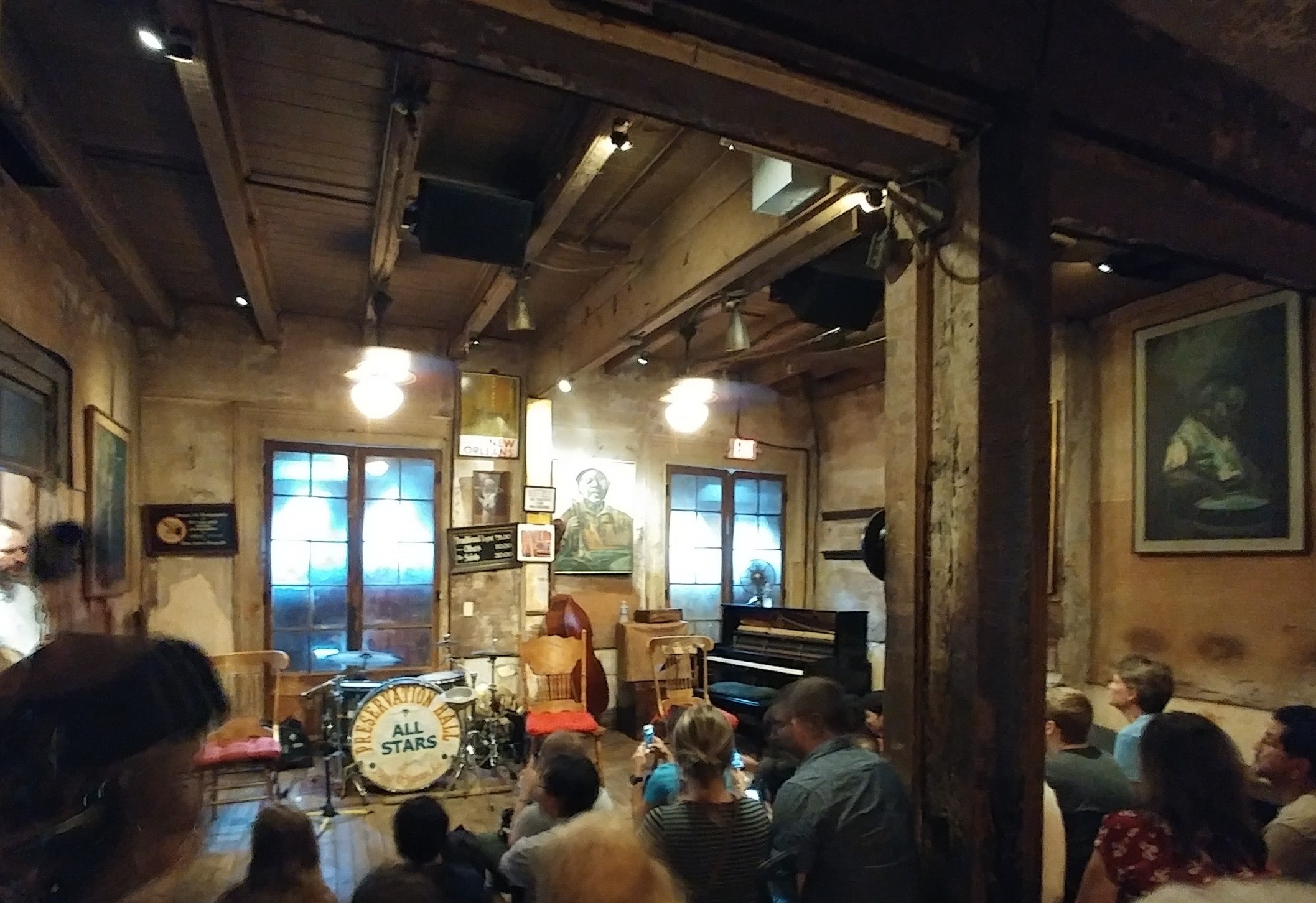 Inside preservation hall